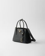 Small Prada Double Saffiano Leather Bag - Image 2